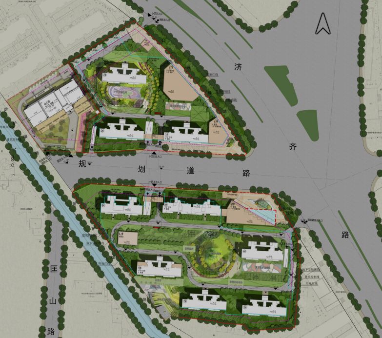 济南锅炉厂地块有动静了,力高君逸府临时售楼处开放