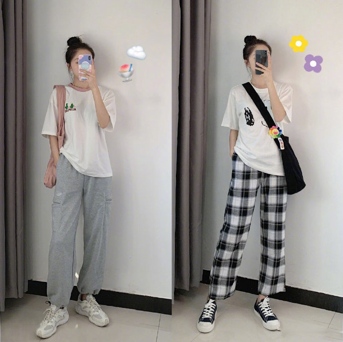 减龄穿搭夏季校园风,时尚减龄穿搭夏天