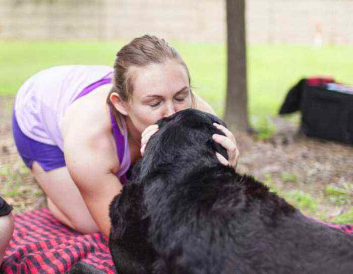 狗狗亲主人脸是什么意思,爱犬和狗接吻的危害