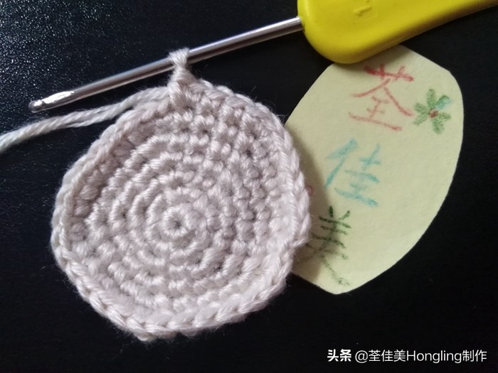 马蹄莲花的钩织教程,马蹄莲宽叶子的钩织教程