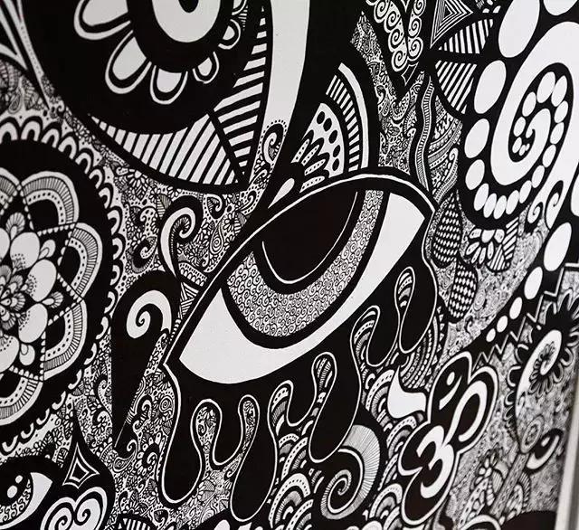 墙上画画装饰,把家里白墙都画满好看的画