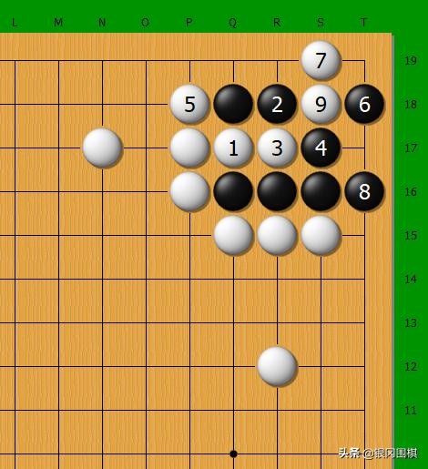 围棋金柜角深度解析,围棋八卦阵死活题