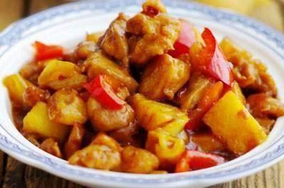 锅巴肉片的做法糖醋里脊,笋瓜青椒炒里脊的做法