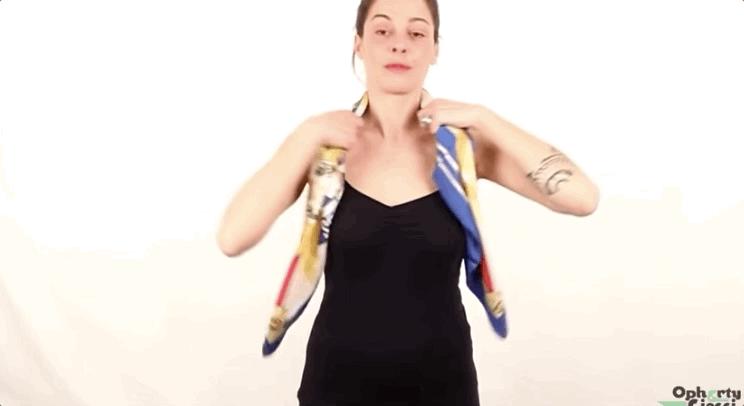 爱马仕丝巾绑法视频,爱马仕丝巾怎么绑好看