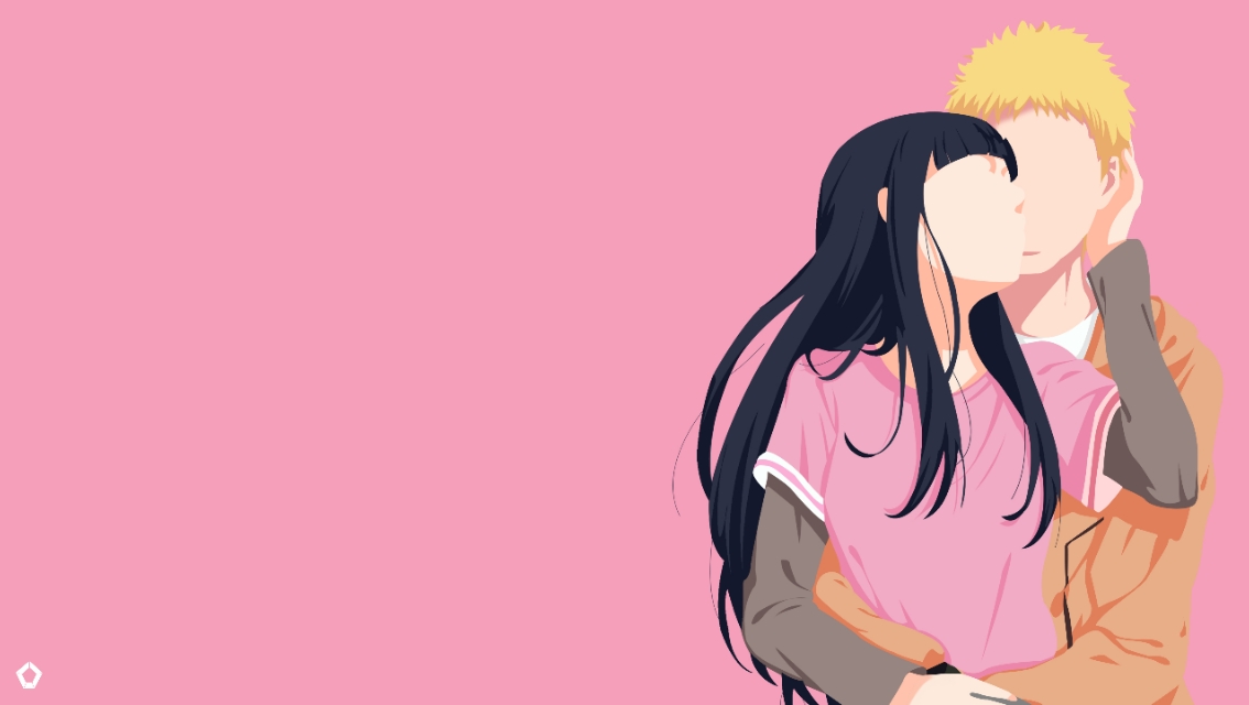 一组光与影哑光效果和火影忍者主题的电脑壁纸