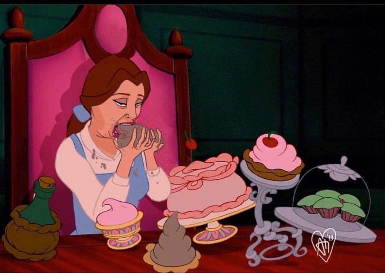 迪士尼公主双下巴照片,迪士尼公主发福图片