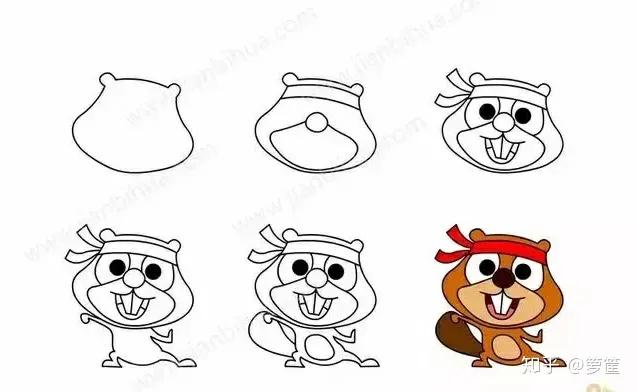 画小动物简笔画简单又漂亮,春天里的小动物怎么画简笔画