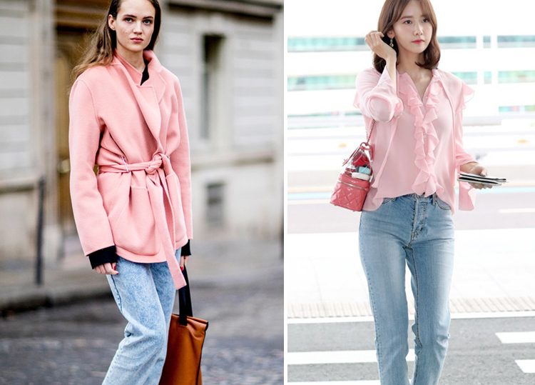 黄黑皮怎么穿粉色显白,25岁黑黄皮女生穿搭技巧