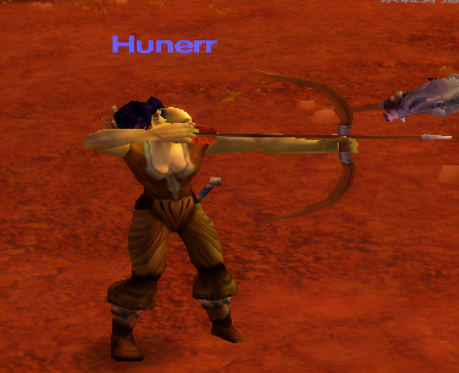 女巨魔猎人拉弓姿势,wow部落猎人拉弓动作