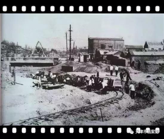 40年前的天津海河照片,50年代天津卫照片