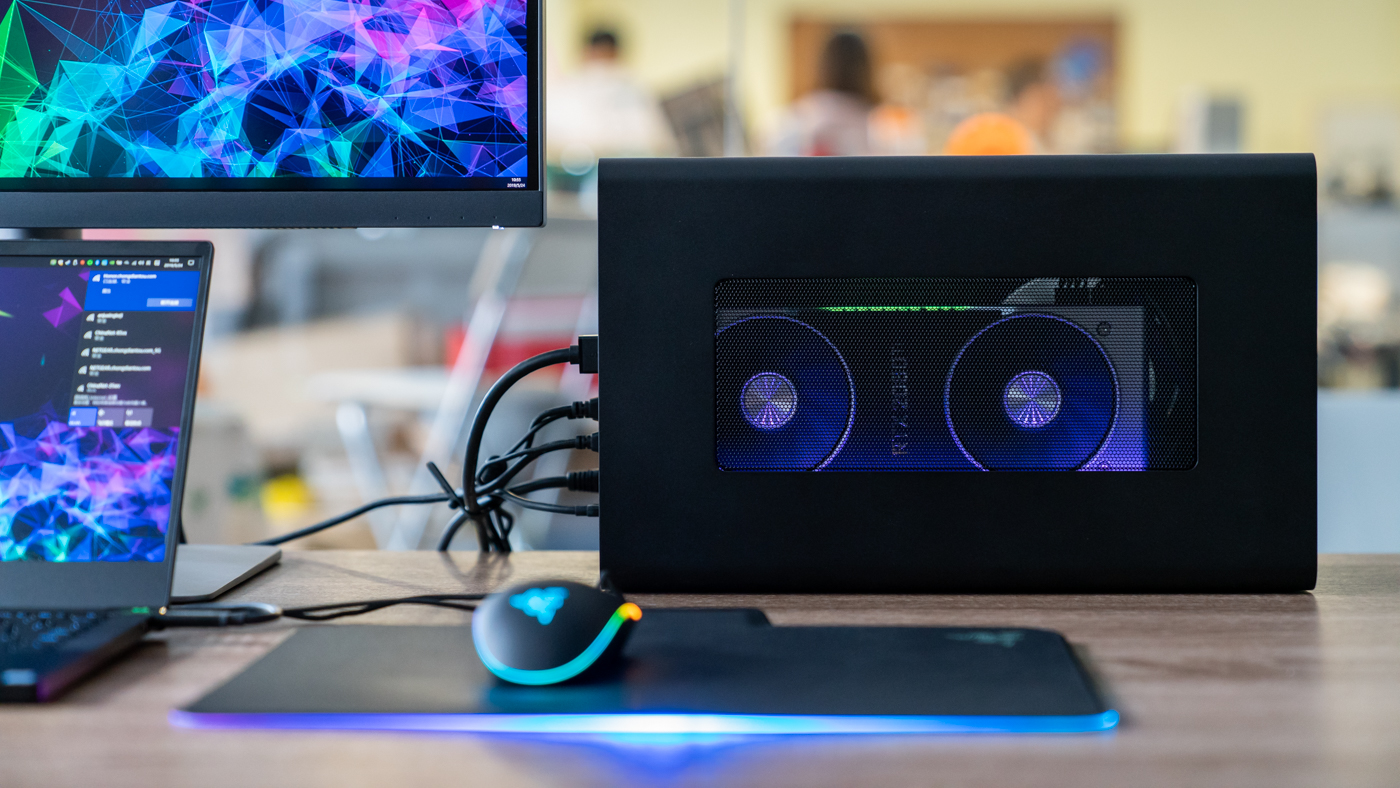 雷蛇razer战核x幻彩版显卡扩展坞,雷蛇战核x连接外置显示器