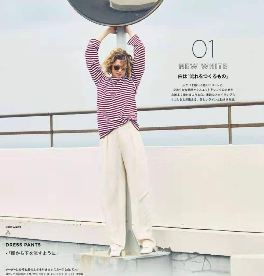 白裤子怎么穿比较好看,白裤子这样穿显瘦又高级