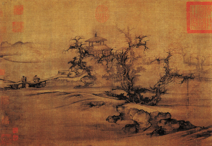 中国传世山水画全集书籍,中国历代山水画全集