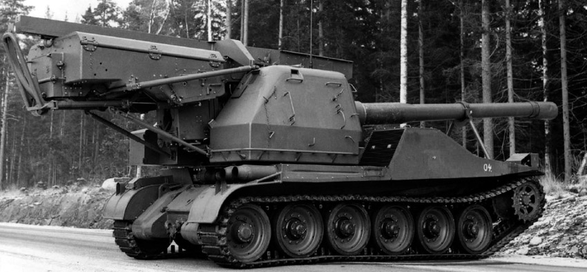 斯堪的纳维亚,博福斯155毫米自行榴弹炮外形尺寸