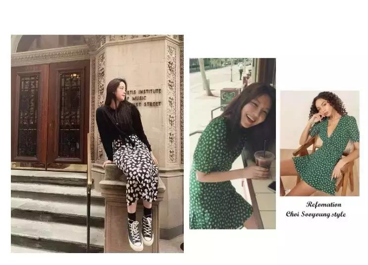 泫雅、迪丽热巴、关晓彤的印花裙，谁的品味更好？