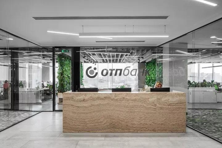 办公室装修32款极简前台,办公室装修前台背景墙怎么选