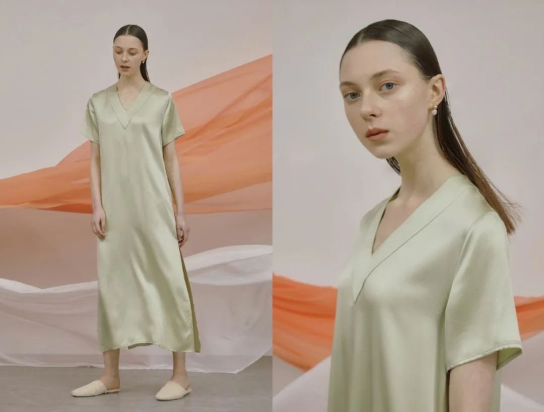 双面真丝枕套加真丝眼罩,宅家必备的高颜值睡衣