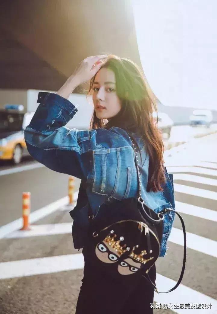 齐肩港风慵懒卷发长发,慵懒复古风卷发胖子女