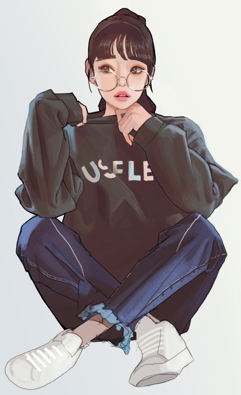 服饰穿搭小插画,30幅插画和你探讨如何时尚穿搭