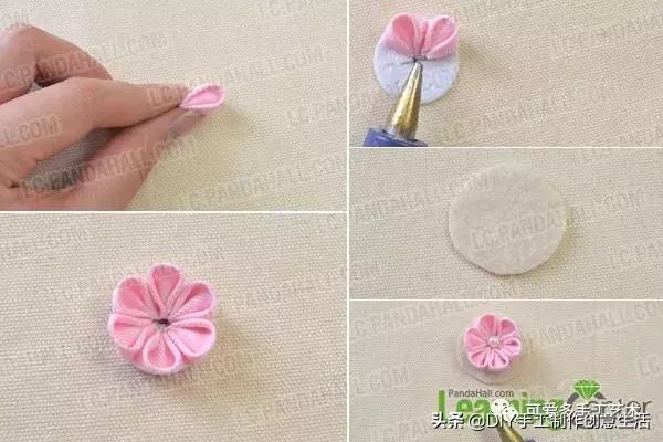 丝带做花带,做花带的教程