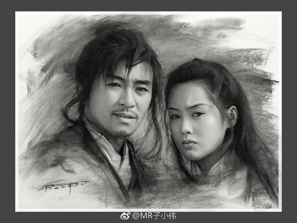 厉害了！他用一支铅笔把明星画了多个，如肖战、蔡徐坤、迪丽热巴