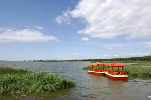 美不美，先看水！走进纳林湖，看巴彦淖尔水美