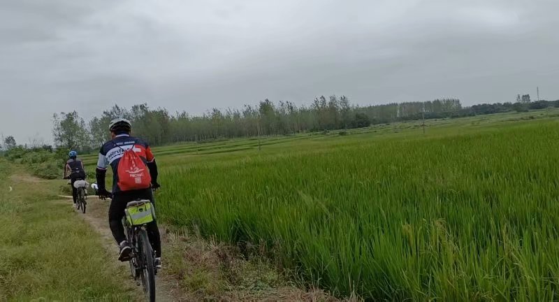骑行小虹螺山,骑行小海坨山