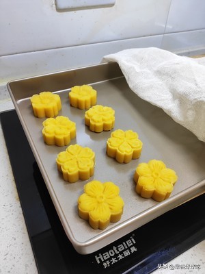 自制豆沙馅的简易绿豆糕方法,家庭自制绿豆糕最简单的方法