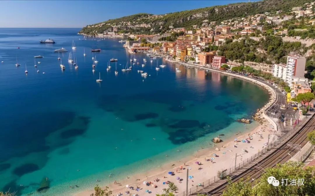法国尼斯和蔚蓝海岸,尼斯海滩蔚蓝海岸