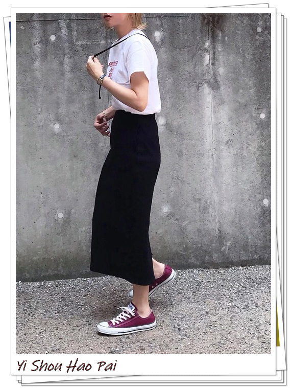 红色匡威鞋怎么搭配好看,红色匡威穿搭经典款