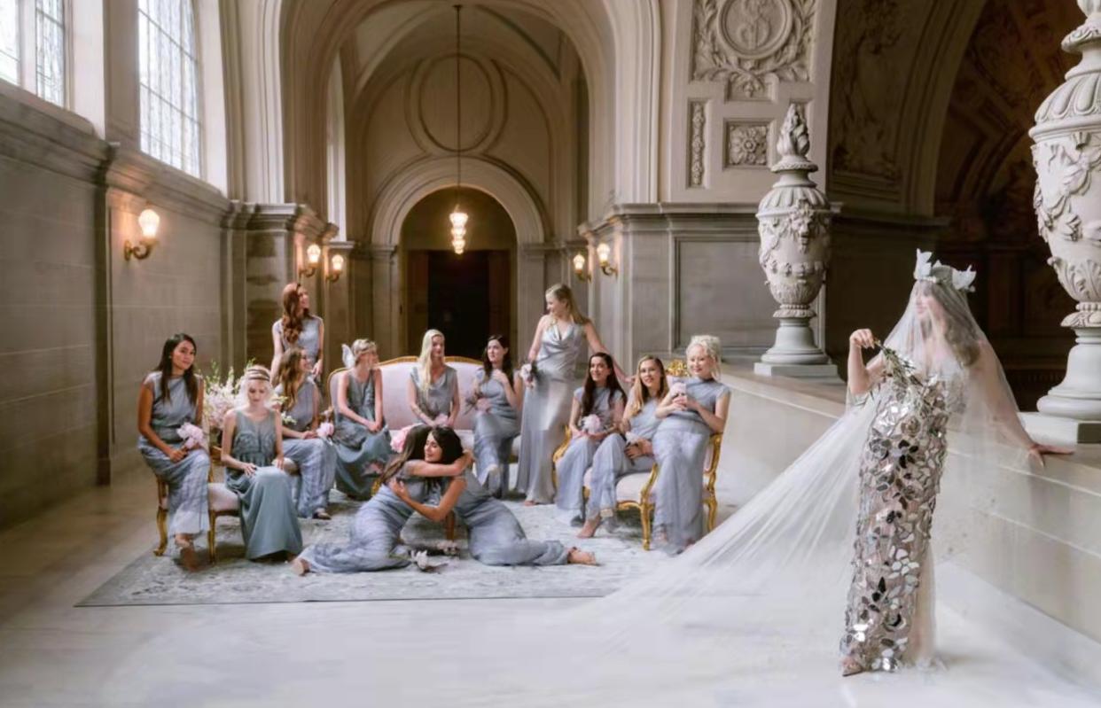 名媛高端婚纱,高端名媛婚礼礼服