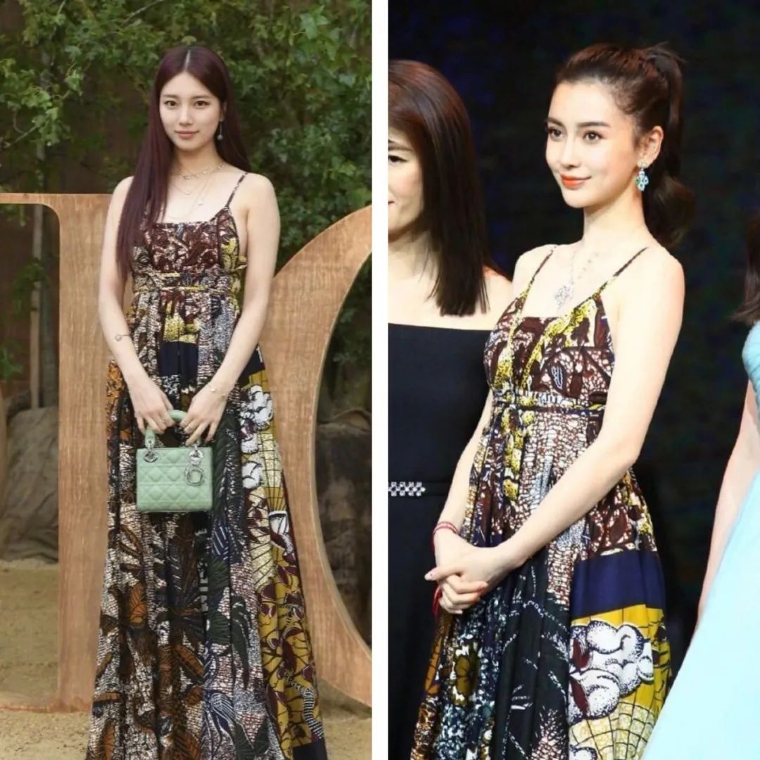 中韩女星撞衫只有林允儿能赢,中韩顶级仙女刘亦菲和孙艺珍撞衫