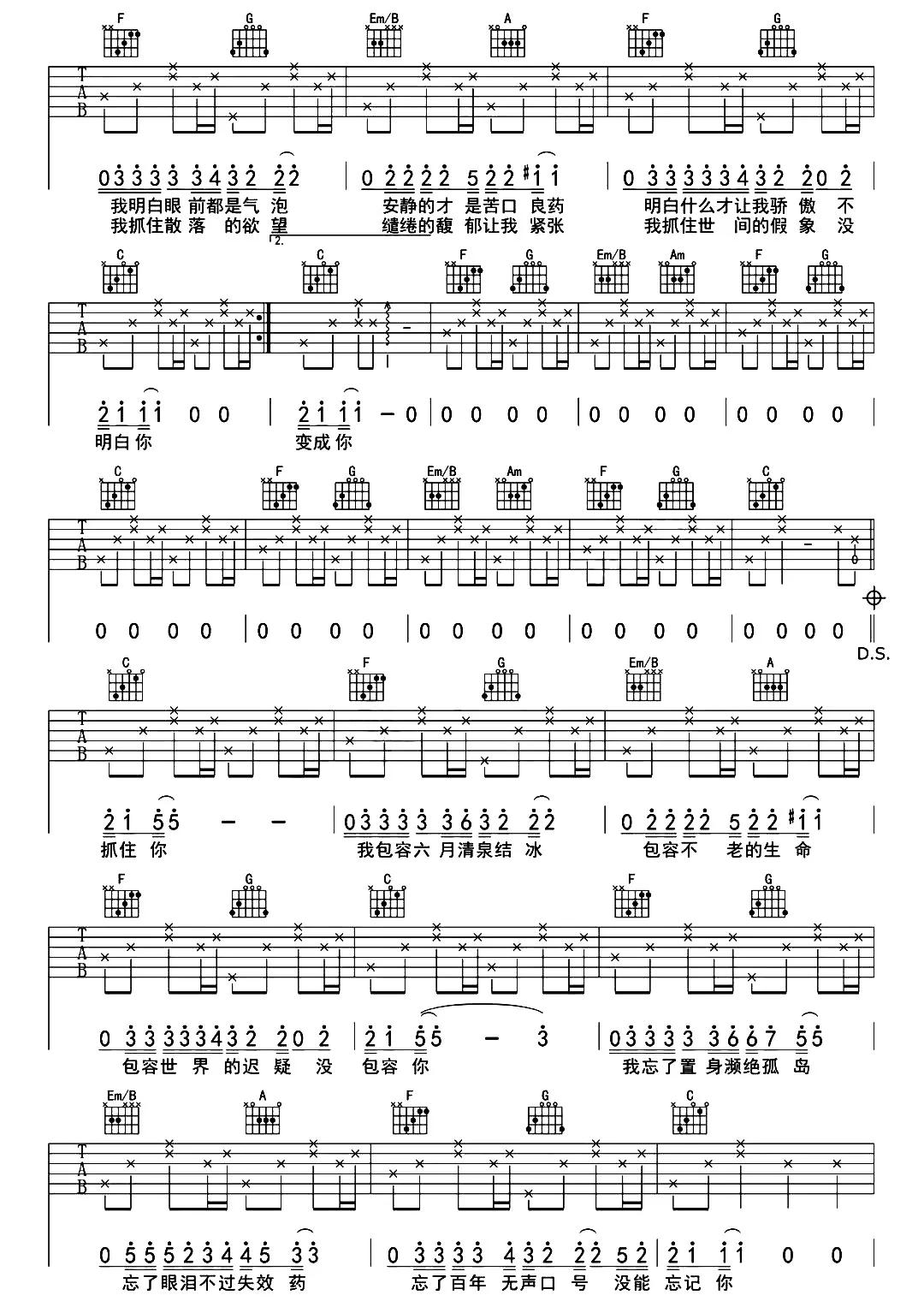 适合初学者的吉他最简单谱子,有哪些适合新手学的吉他曲