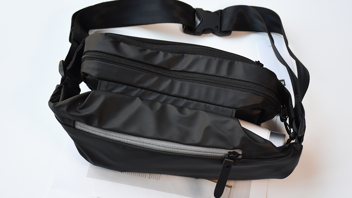 小米69元胸包怎么样,小米多功能运动休闲胸包