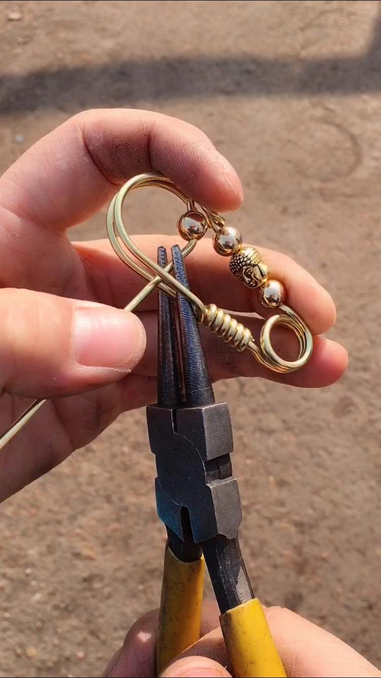 小鸟钥匙扣用珠子8毫米,小鸟钥匙扣盘丝工具制作