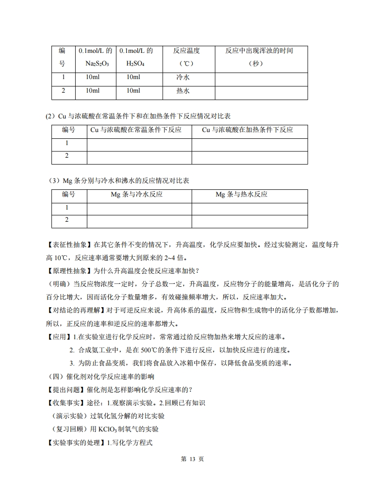 高中人教版化学选修四随堂笔记,高中化学选修四目录人教版