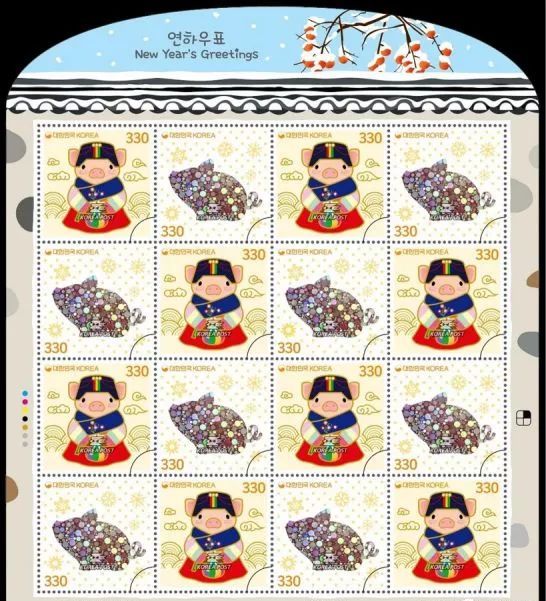 2019己亥年生肖邮票珍藏,猪年己亥年邮票