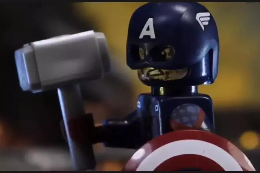 乐高复联四雷神打响指,复联四灭霸乐高