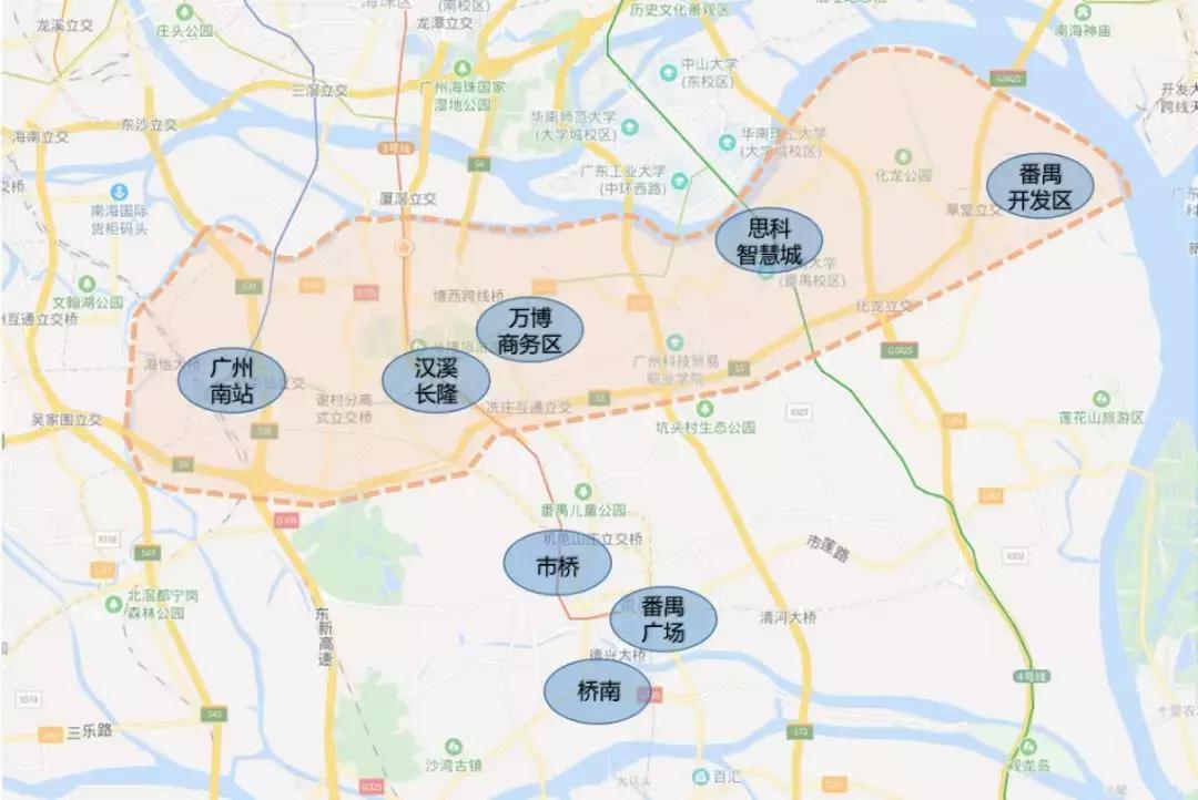 谁是广州第二cbd,万博商圈是广州第几个cbd
