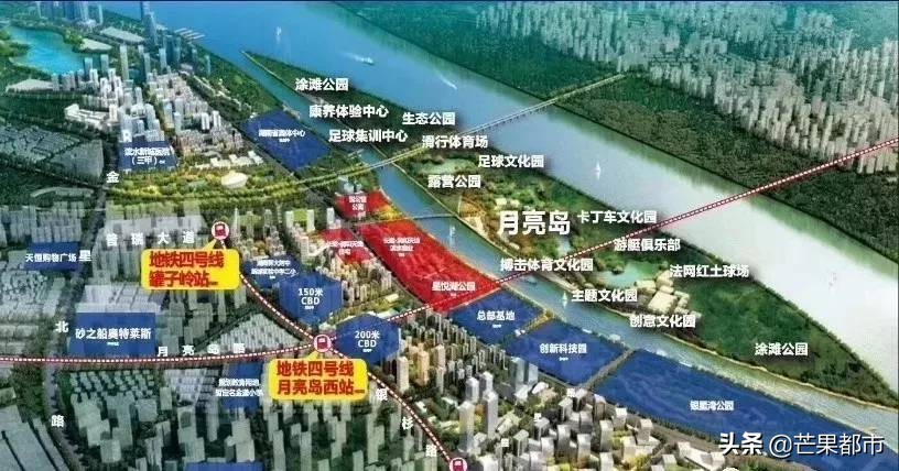 鏈涘煄鍖虹殑鍙戝睍,闀挎矙鏈涘煄鍖虹殑鍙戝睍