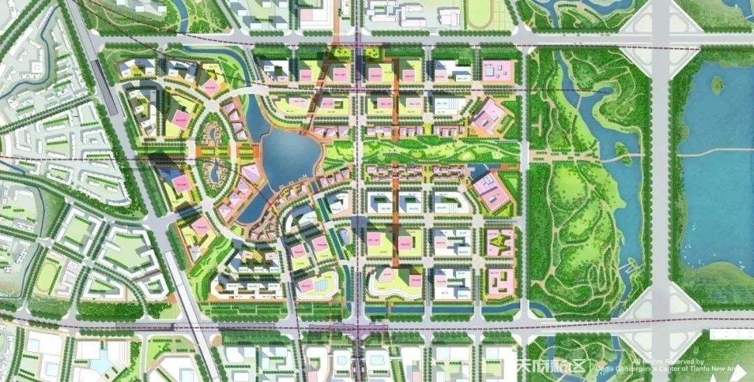 天府新区招商人字绿廊,天府新区人字绿廊规划图