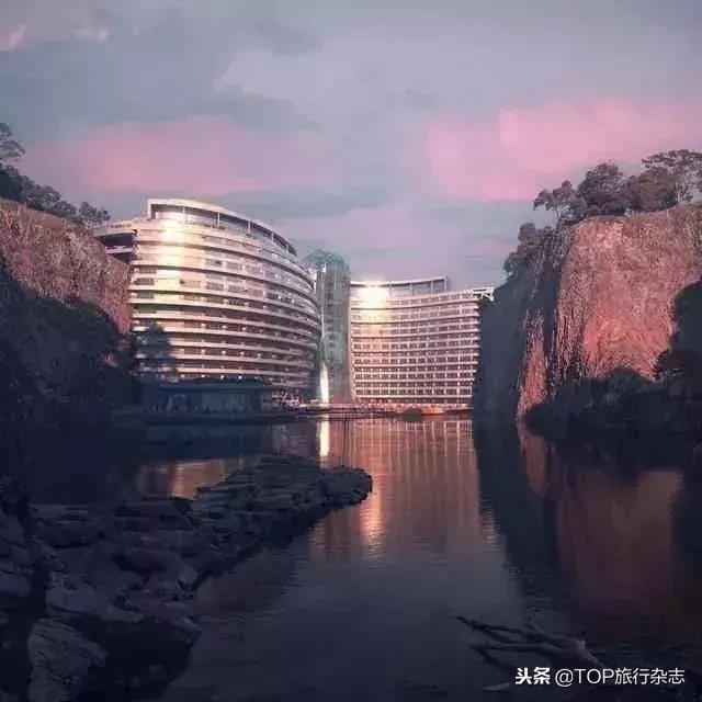 上海深坑酒店建造全过程,上海深坑酒店是几星级的