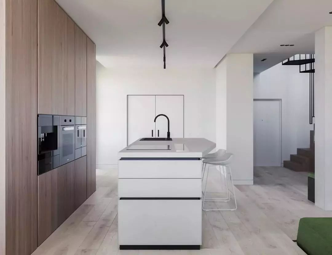 轻奢loft复式,70平loft装修轻奢图片