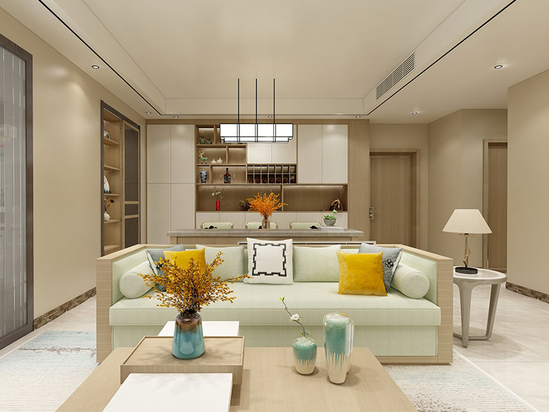名雕新中式现代轻奢装修风格,名雕装修设计方案