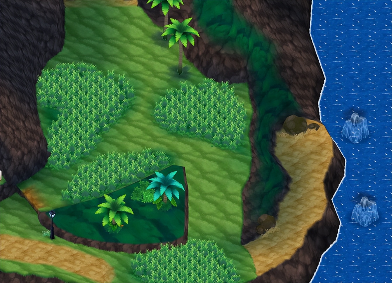 宝可梦场景背景图,宝可梦旅途遗迹