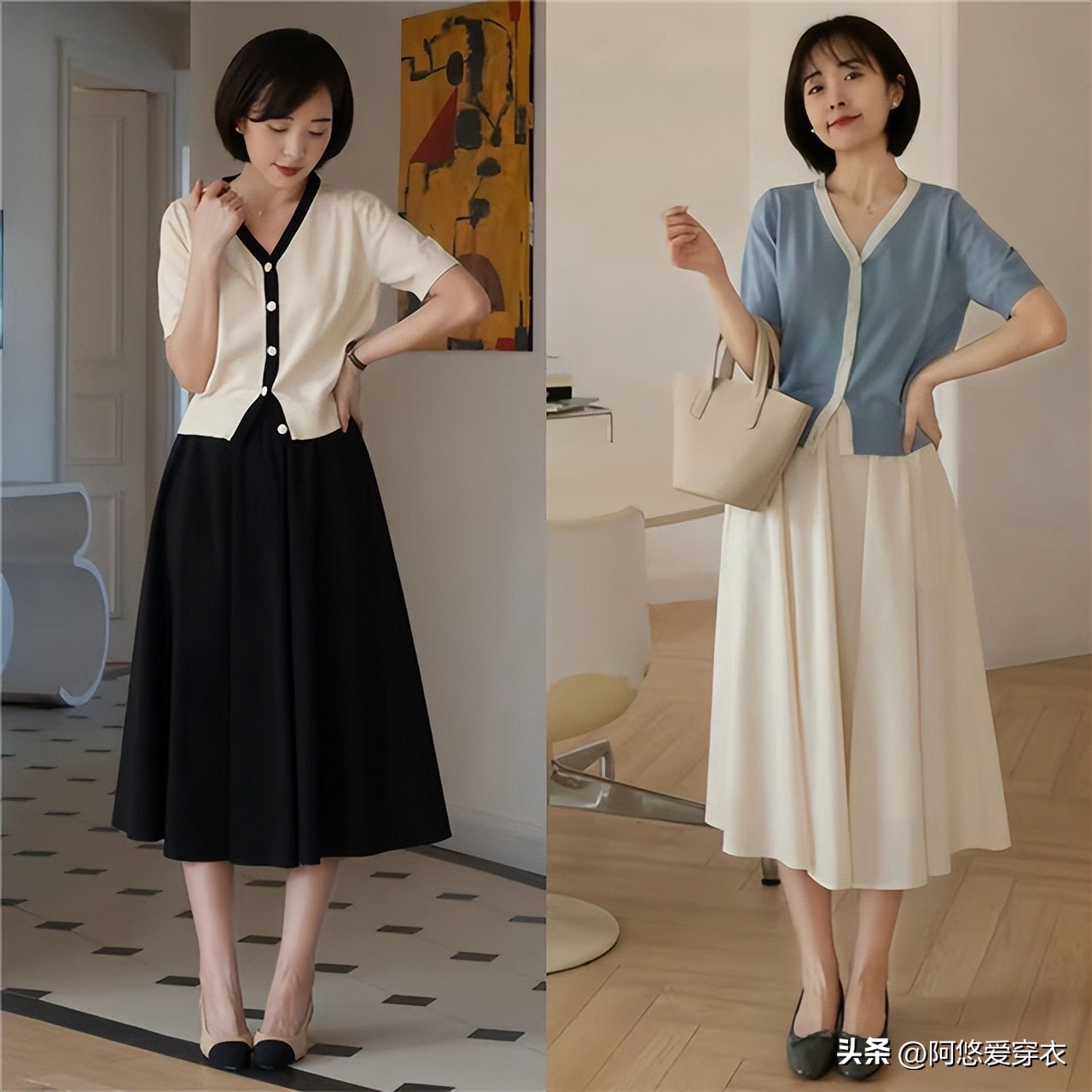 中年女性怎么穿百褶裙合适,中年女人百褶裙