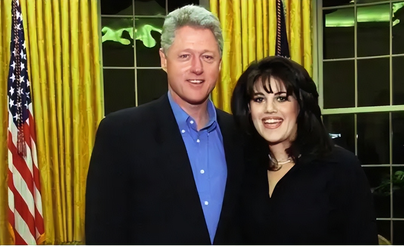 克林顿“拉链门”：美国最著名性丑闻，总统2年与实习生10次偷情