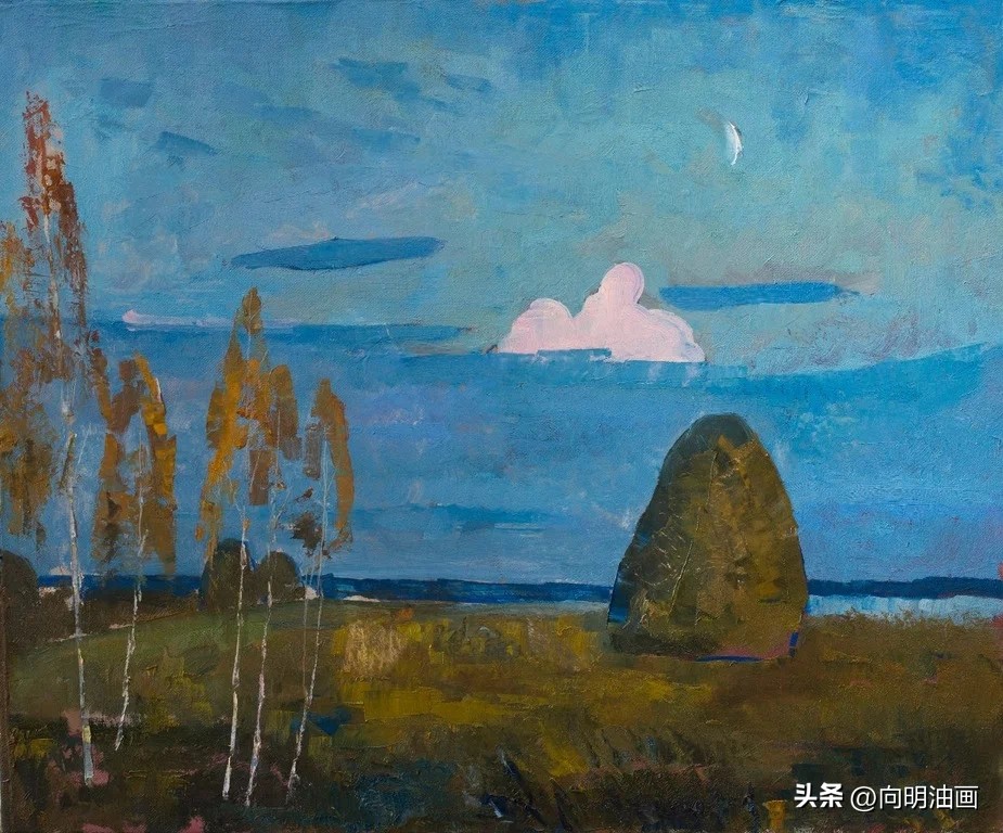 俄罗斯阿巴库莫夫油画作品欣赏,俄罗斯画家马什科夫风景油画作品