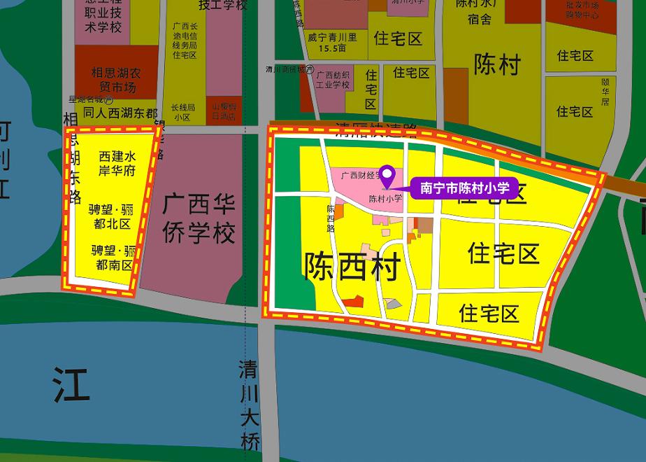 西乡塘区小学地段划分,2021西乡塘区小学划分