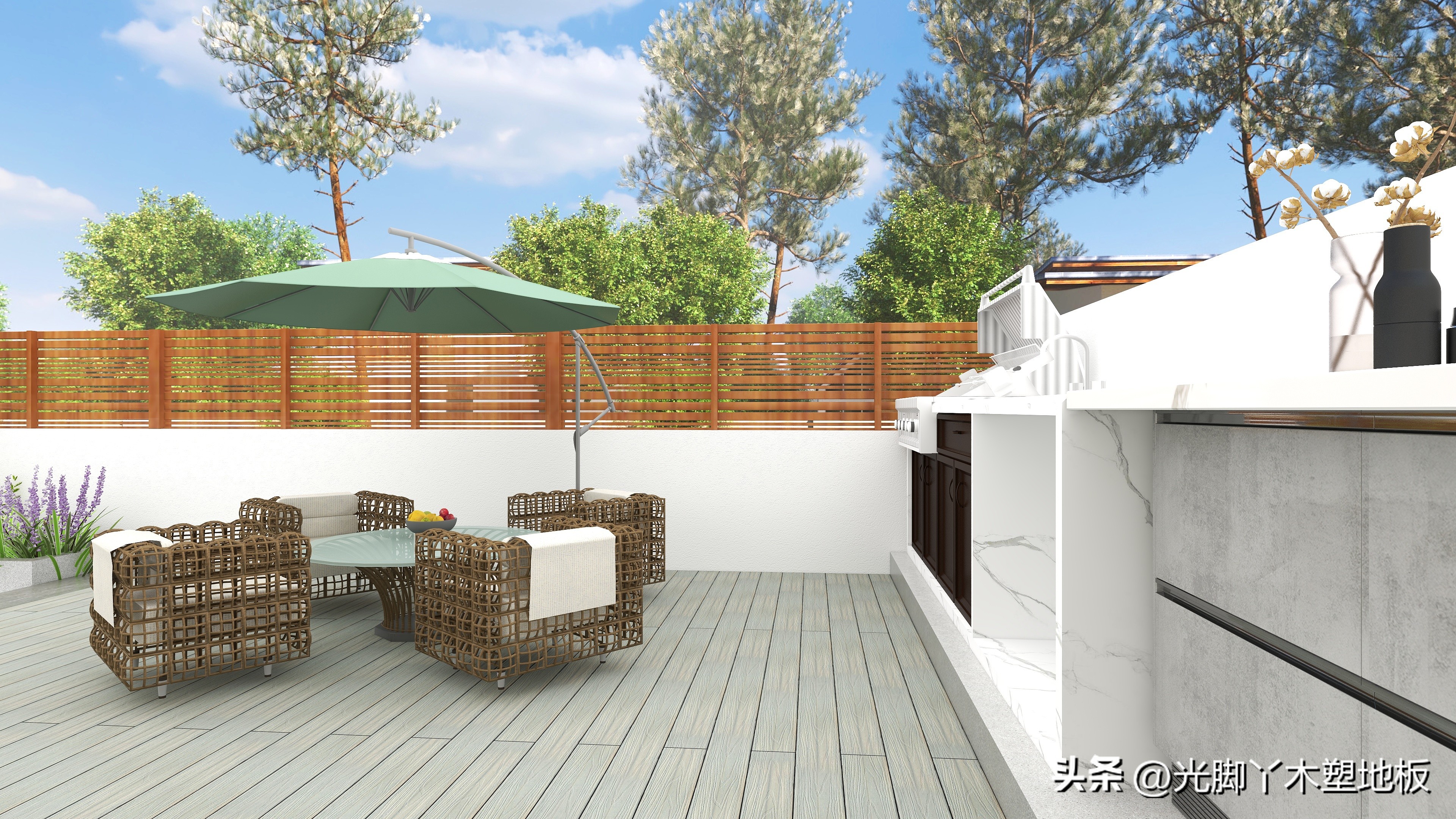 木塑材料：引领户外园林新潮流！木塑产品：绿色环保的独特风景